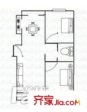 濱河佳園戶型圖4