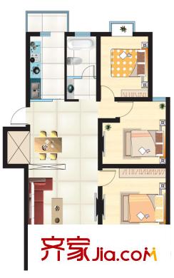 新市民廣場戶型圖戶型H 