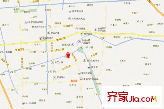 華晨城市公館交通圖