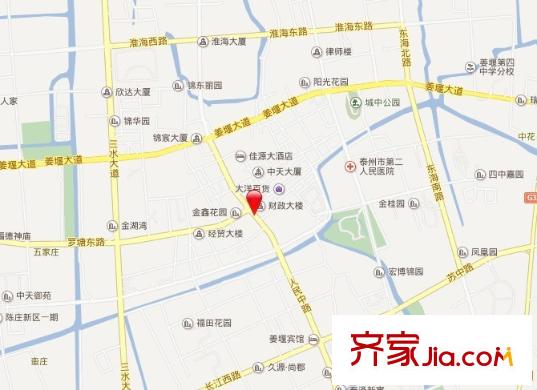 新市民廣場交通圖區(qū)位圖