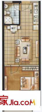 西花園小區(qū)戶型圖戶型G2 