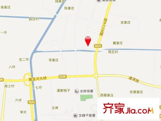 東方小鎮(zhèn)交通坐標(biāo)圖