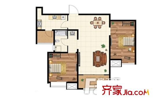 青年北路小區(qū)戶型圖青年北路 戶型圖1 