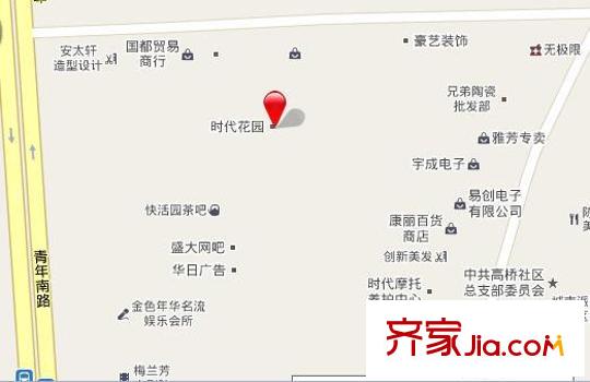 時代花園交通圖