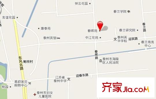 春暉苑交通圖