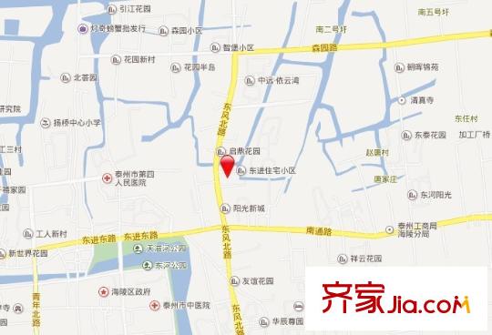 東進花園交通圖QQ截圖20141009114259