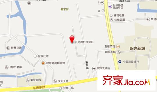 原野小區(qū)交通圖 