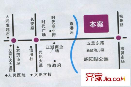 廣潤上海城區(qū)位圖