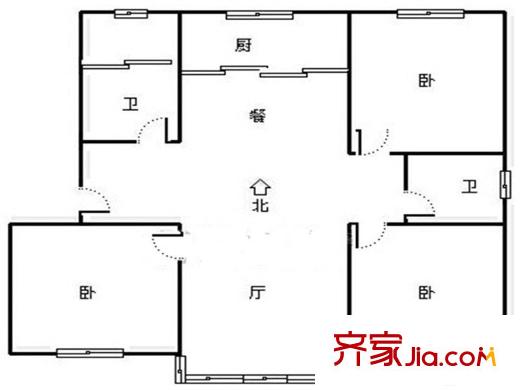 時代花園 0室 戶型圖