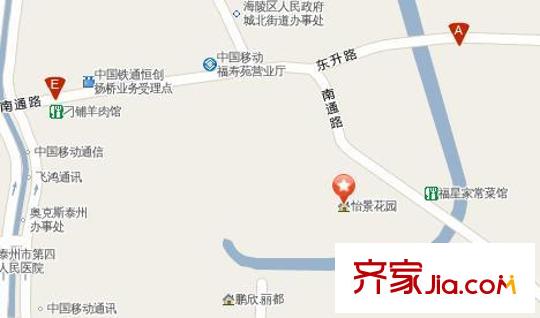 怡景花園交通圖