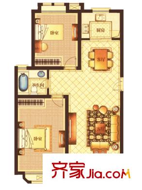 迎春路住宅區(qū)戶型圖10-德馳金郡戶型單頁正面D5D6 