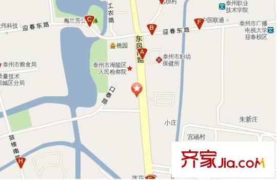 鳳凰花園交通圖