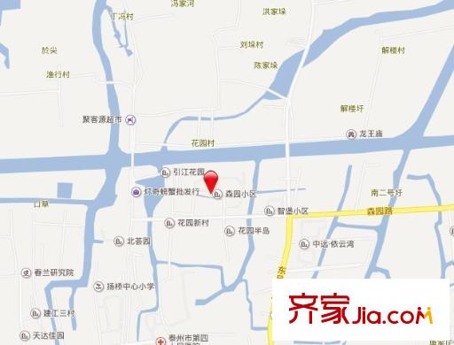 凱發(fā)小區(qū)交通圖區(qū)位圖