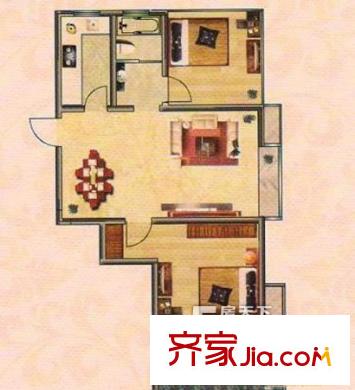 稅務(wù)橋西街小區(qū)戶型圖6 