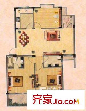 稅務(wù)橋西街小區(qū)戶型圖5 