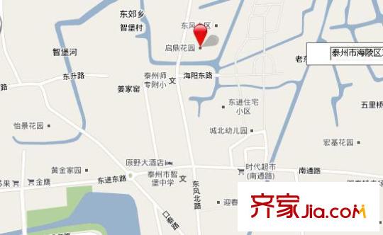 啟鼎花園交通圖啟