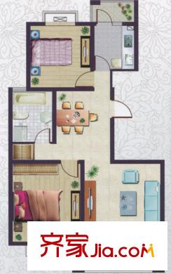 原野小區(qū)戶型圖G戶型 