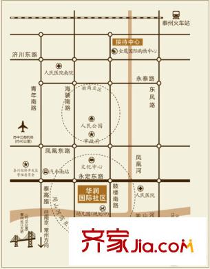 華潤(rùn)中心區(qū)位圖