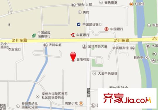 金地花園交通圖 