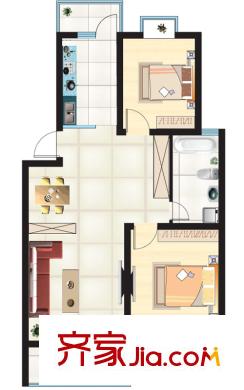千禧家園戶型圖戶型C 