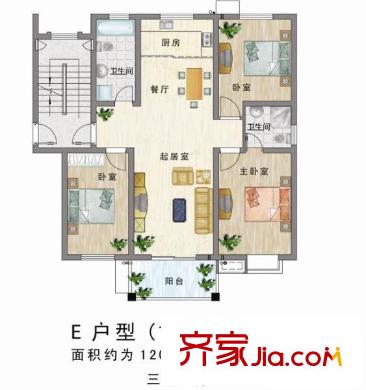 蘇房佳園戶型圖1 