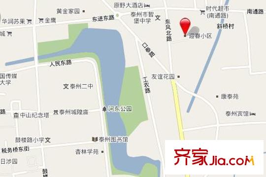 迎春小區(qū)交通圖