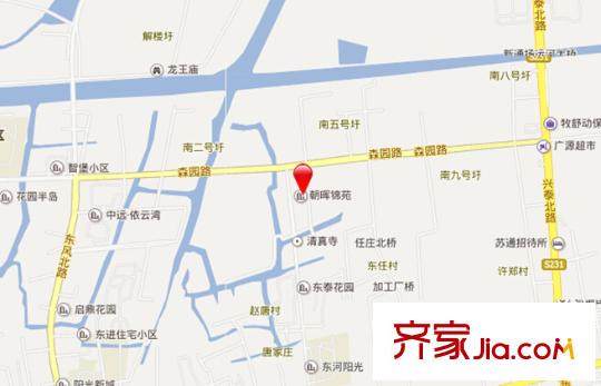 朝暉錦苑交通圖 