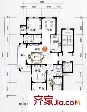 萬達廣場戶型圖戶型圖T 