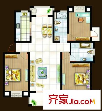 鳳凰曦城戶型圖D1 