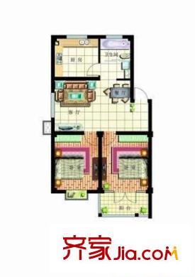 鳳凰曦城 2室 戶型圖