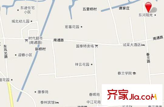 東城家園交通圖