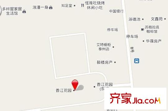 香江花園交通圖