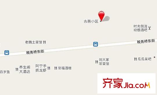 古邑小區(qū)交通圖