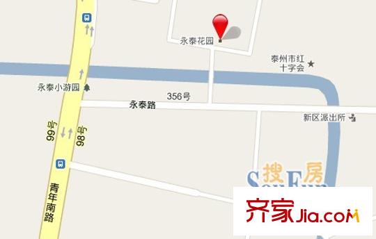 永泰花園交通圖