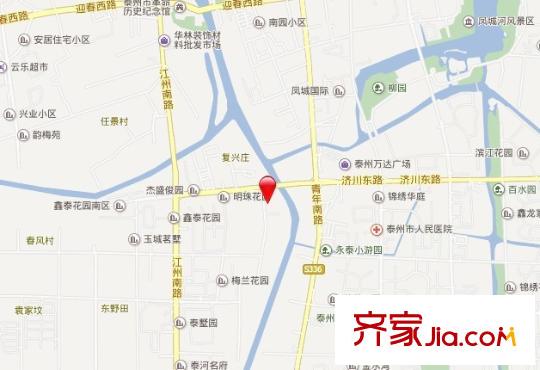 鑫泰苑交通圖區(qū)位圖