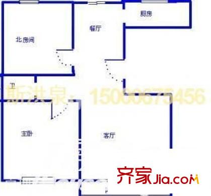 古邑小區(qū) 2室 戶(hù)型圖