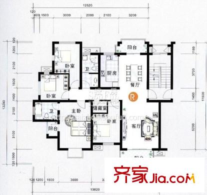 萬達廣場戶型圖戶型圖R 