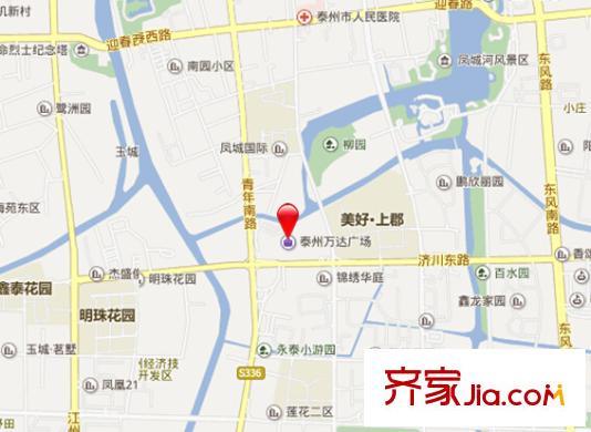 萬達(dá)廣場交通圖 