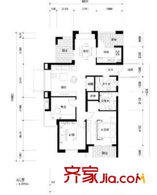 鳳凰曦城 2室 戶型圖