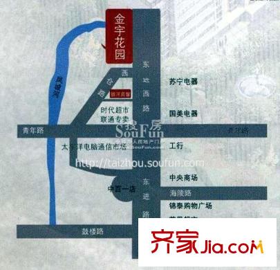 金宇花園交通圖_