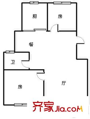 溢景園 0室 戶型圖