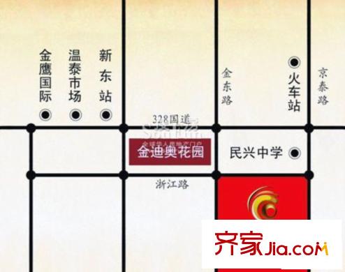 東城國際交通圖