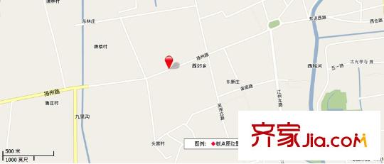 杰盛西苑交通圖