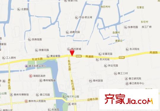 陽光新城交通圖1