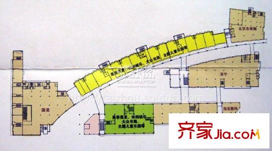 鵬欣麗都戶型圖上海風(fēng)情_二層商鋪平面圖 