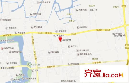 祥云花園交通圖1
