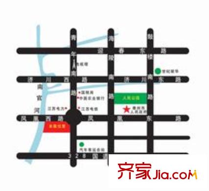 蘇源花園交通圖
