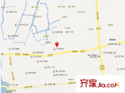 東河陽光交通圖1