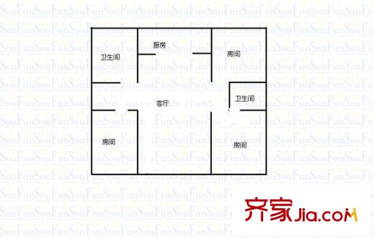 西湖翠苑戶型圖西湖翠園 3室 戶型圖 3室1廳1衛(wèi)1廚