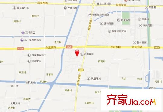 西湖翠苑交通圖1